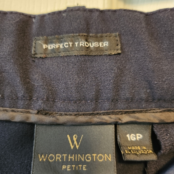 Navy Suit Pants Worthington - Picture 4 of 5